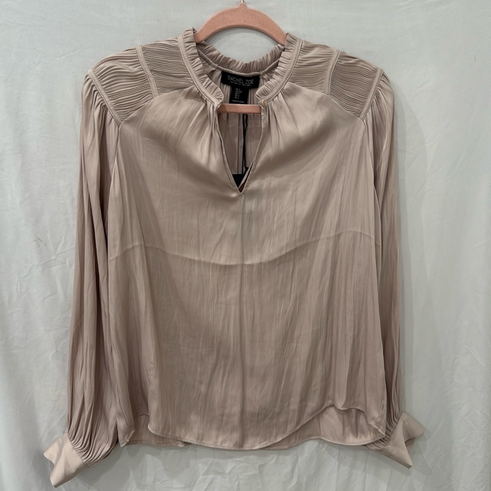 Rachel Zoe cream blouse NWT sz small